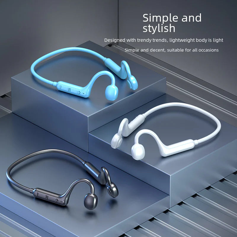 Bone Conduction Bluetooth Headphones for Sports & Swimming