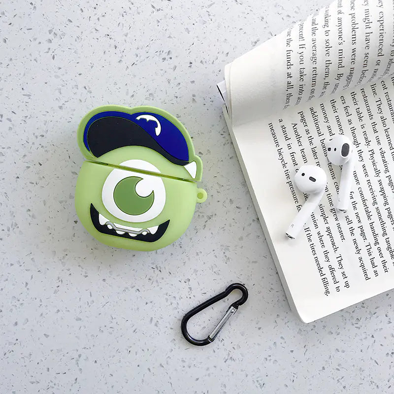 Cartoon Bluetooth Earphone Cases - Monster, Chicken, Dinosaur
