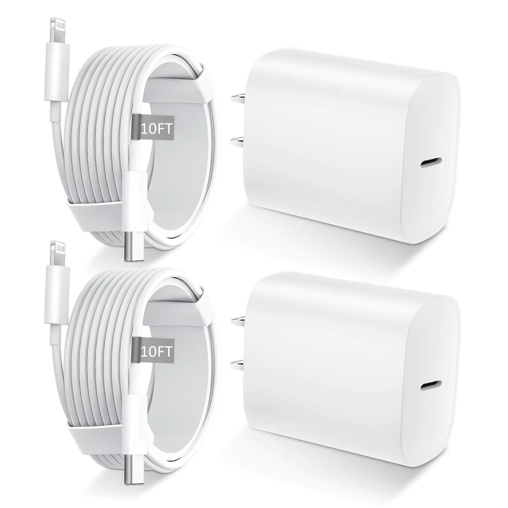 Cargador Rápido para Phone 14 13 12 11, Cable Lightning de Carga Rápida de 10FT con Bloque Cargador USB C de 20W para iPhone 14/14 Pro Max/13/13 Pro Max/12/12 Pro Max/11/11Pro/XS/Max/XR/X,iPad