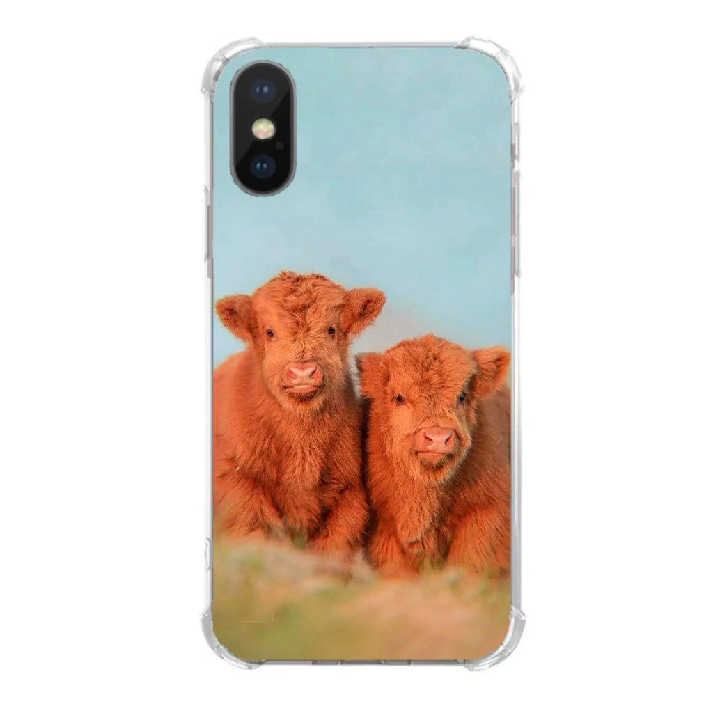 Funda de Vaquita Highland para iPhone X y Xs