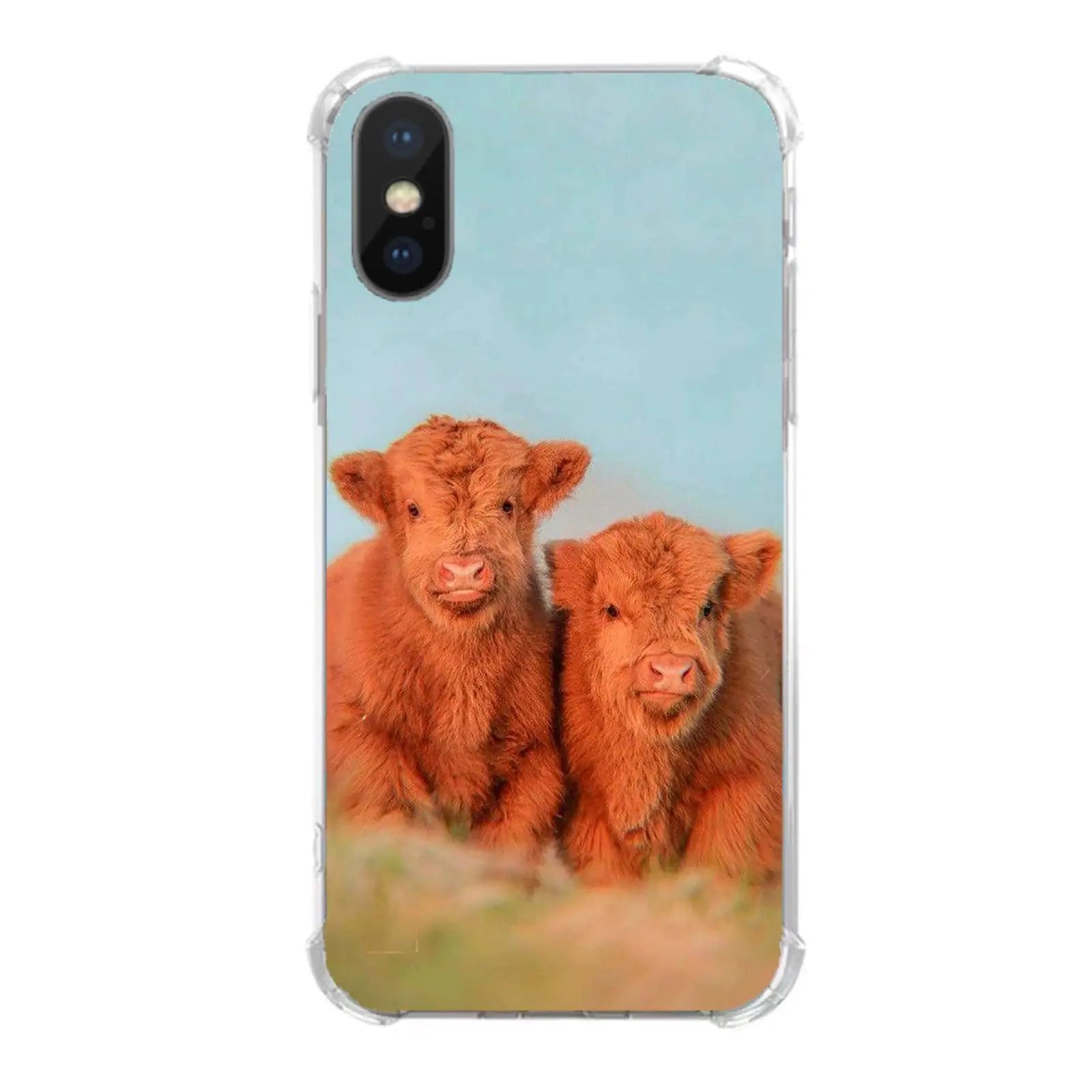 Funda de Vaquita Highland para iPhone X y Xs