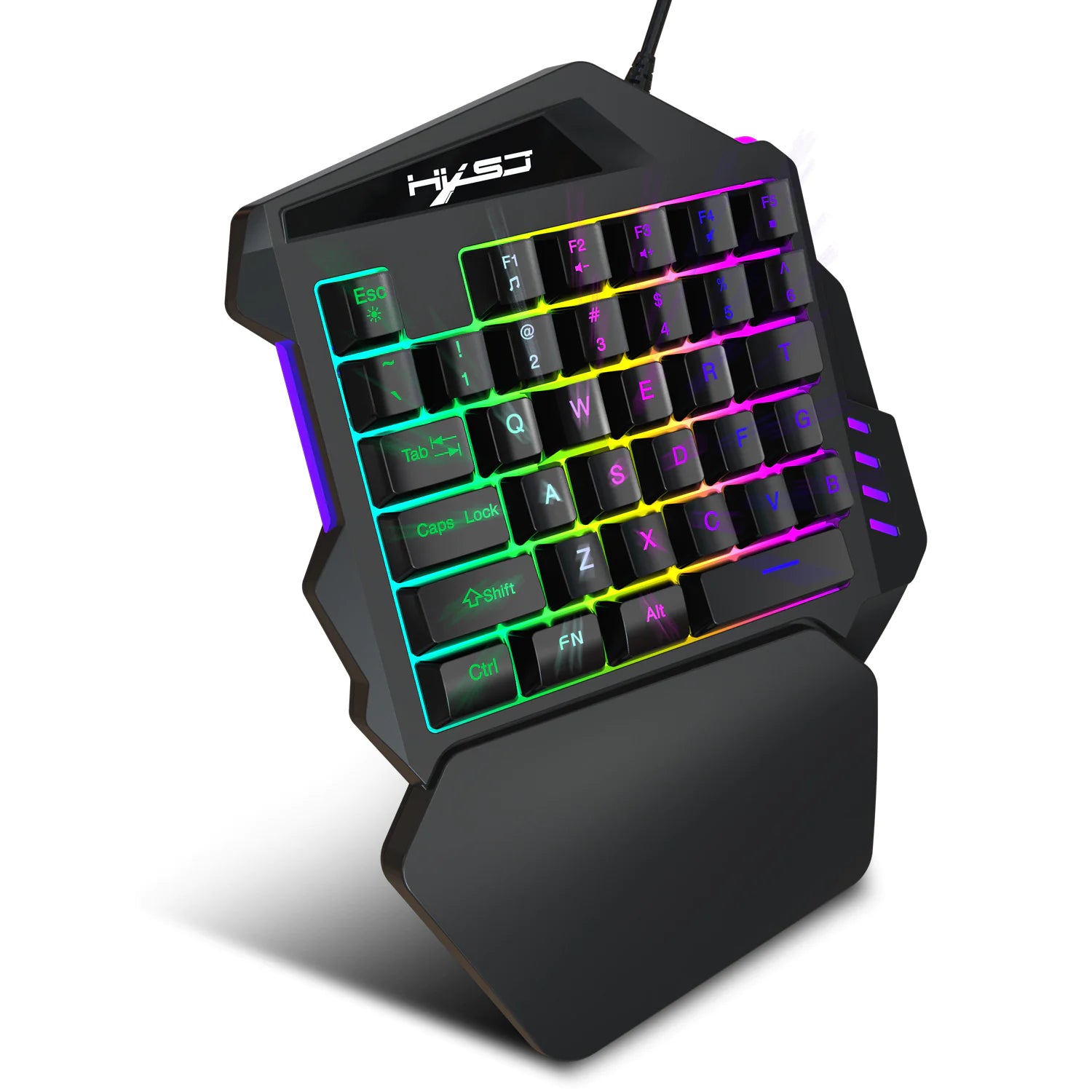Mini Teclado Gamer de Mano Izquierda para Juegos Competitivos