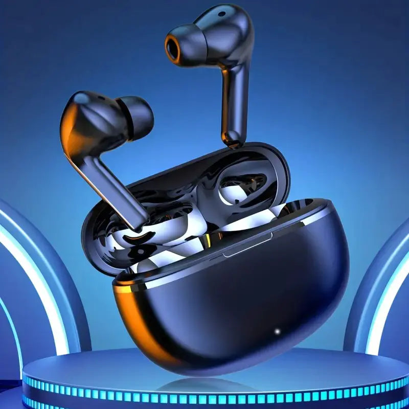 Wireless Earbuds with Touch Control and Built-in Mic